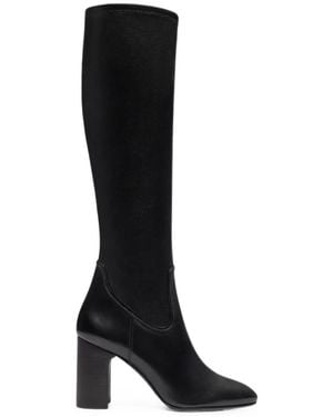 Stuart Weitzman Mulberry Stretch Knee-High Boots - Black