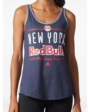 adidas X New York Bulls V-Neck Tank Top - Blue