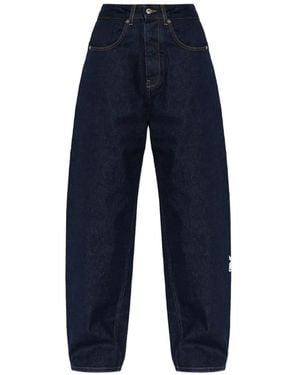 Off-White c/o Virgil Abloh Wide-Leg Jeans - Blue
