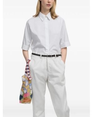 Epice Kanpur Geometric-Print Tote Bag - White