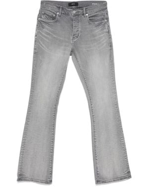 Purple Brand Flare Stormy Sky Jeans - Grey
