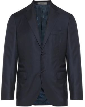 Corneliani Single-Breasted Blazer - Blue