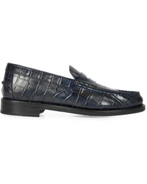 Paul Smith Rialto Loafer Mit Kroko-Effekt - Blau