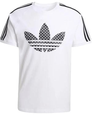 adidas Three-Stripe Logo T-Shirt - White