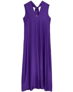 Momoní Vestido Largo Cueva - Morado