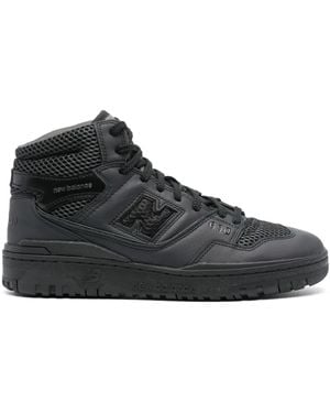 Junya Watanabe Bb650 Leather Trainers - Black