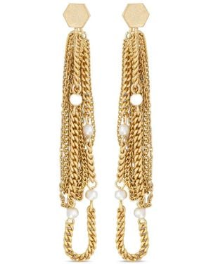 AllSaints Chain-Link Earrings - Metallic