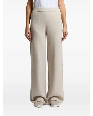 Peserico Ribbed-Knit Palazzo Pants - Natural