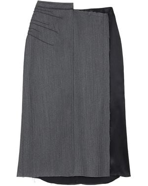 Ports 1961 Pencil Midi Skirt - Gray