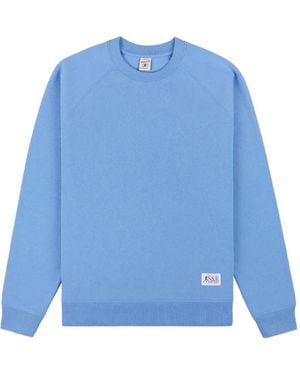 Sporty & Rich Juniper Sweater Met Raglan Mouwen - Blauw