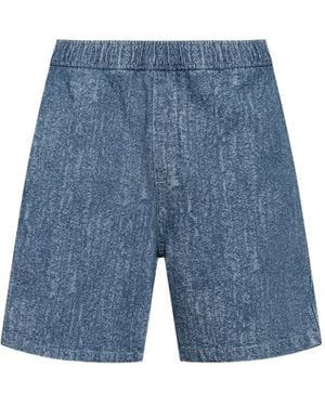 Samsøe & Samsøe Short Chino Droit - Bleu