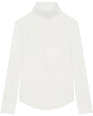 Courreges スカーフディテール ブラウス - ホワイト