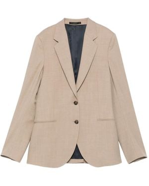 Paul Smith Two-Button Wool Jacket - Natural