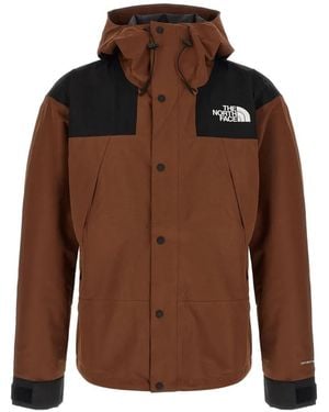 The North Face Colour-Block Hooded Jacket - Brown