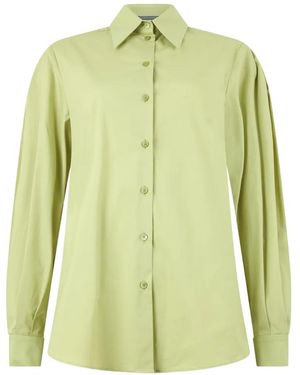 Alberta Ferretti Button-Up Long-Sleeved Shirt - Green