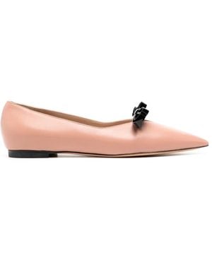 Casadei Juliet フラットシューズ - ピンク