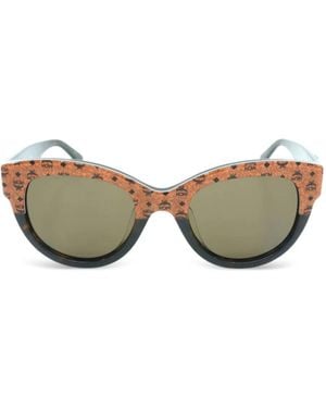 MCM モノグラム キャットアイ サングラス - グレー