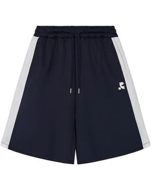Rest&Recreation Jersey-Shorts mit Einsätzen - Blau