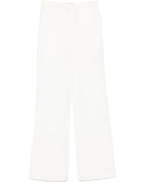 Saiid Kobeisy Floral Tailored Trousers - White