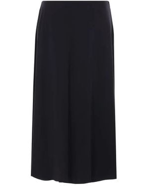 The Row Silk Skirt - Black