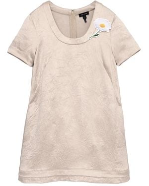 Marc Jacobs Robe Évasée À Appliqués Fleurs - Neutre