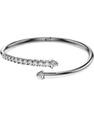 Swarovski Pulsera Sublime Con Corte Triangular - Metálico