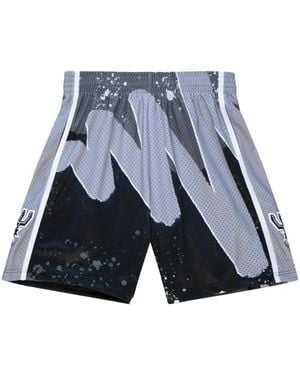 Mitchell & Ness "Nba San Antonio Spurs 1998" Hyper Hoops Swingman Shorts - Blue