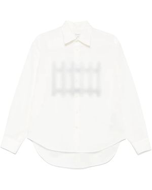 JW Anderson Camicia Con Stampa - Bianco