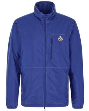 Moncler Arrakis Contrast-Stitching Jacket - Blue