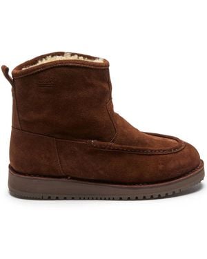 Suicoke スエード シアリングブーツ - ブラウン
