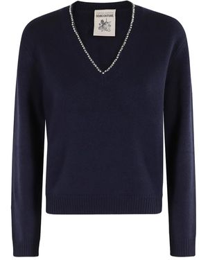 Semicouture Nahia Sweater - Blue