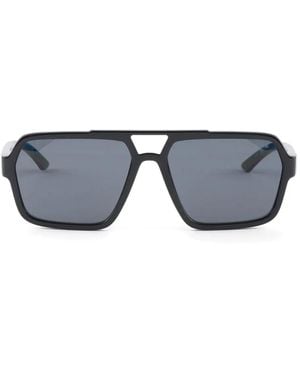 Prada Lunettes De Soleil À Monture Géométrique - Bleu