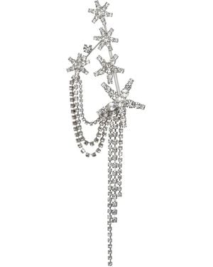 Jennifer Behr Broche Eliana Con Estrellas De Cristales - Blanco