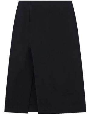 Stella McCartney スリット スカート - ブルー