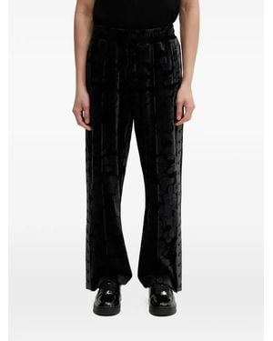 A Bathing Ape Camouflage-Pattern Pants - Black