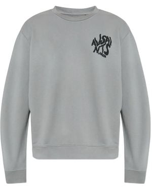 AllSaints Orlando Crew-Neck Sweatshirt - Grey
