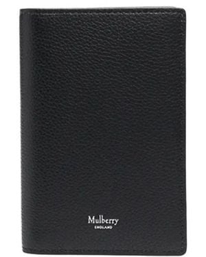 Mulberry Funda Para Pasaporte Con Logo Estampado - Blanco