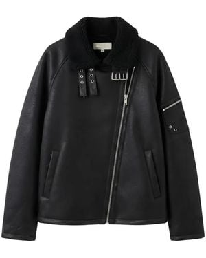 RETERNITY Aero Shearling Jacket - Black