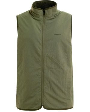 Barbour Zip-Up Fleece Gilet - Green