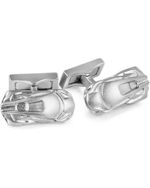 Tateossian Car-Motif Cufflinks - White
