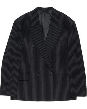 Acne Studios Double-Breasted Suit Jacket - Blue