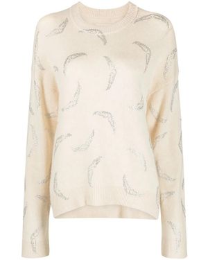 Zadig & Voltaire Markus カシミア プルオーバー - ナチュラル