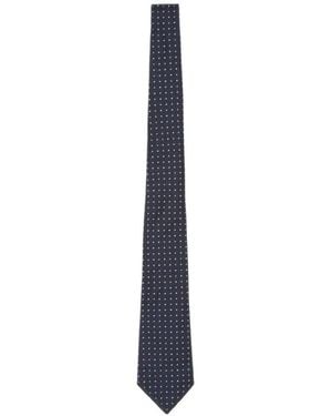 Giorgio Armani Polka-Dot Tie - Blue