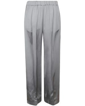 Jil Sander Satin Pants - Gray