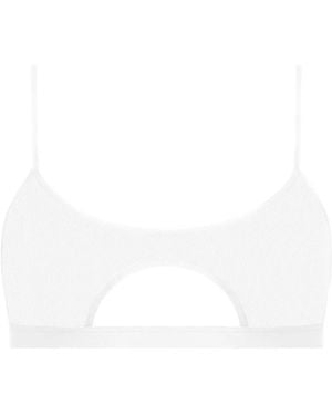 Maison Close Pure Tentation Bralette - White