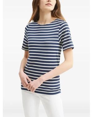 Saint James Stripe T-Shirt - Blue