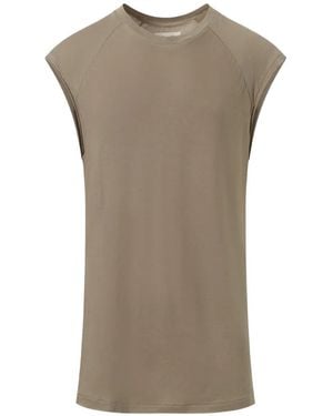 Entire studios Top Con Cuello Redondo - Gris