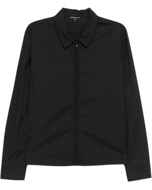 James Perse Zip-Up Shirt - Black