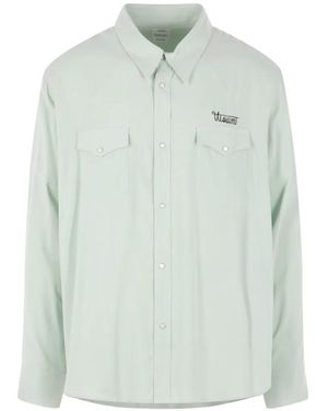 Visvim Embroidered Shirt - Blue
