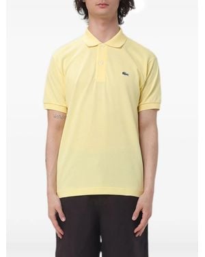 Lacoste L.12.12 Piqué Cotton Polo Shirt - Yellow